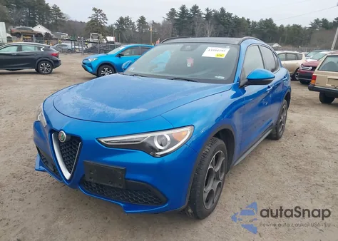 2018 Alfa Romeo Stelvio Ti Sport Awd from USA, damaged, VIN ZASFAKNNXJ7B96357